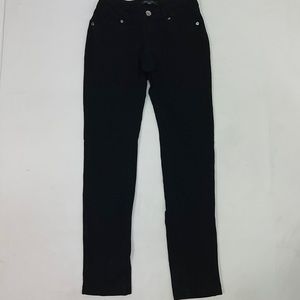 #1153 Shinestar Plain Black Stretchy Jeggings | Size: S